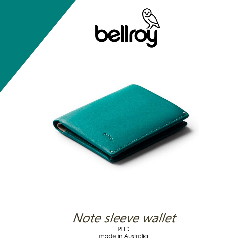 Jual Dompet Bellroy Note Sleeve Wallet Teal RFID Original | Shopee