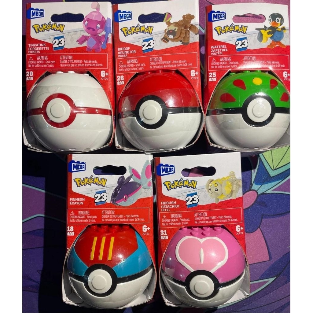 Jual Mega Construct Pokemon Ball Ori Mattel Lego Pokemon | Shopee Indonesia