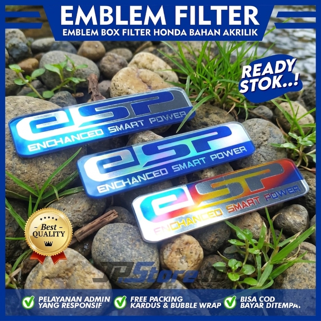 Jual Emblem Filter Akrilik Motor Matic Honda Emblem untuk Box Filter ...