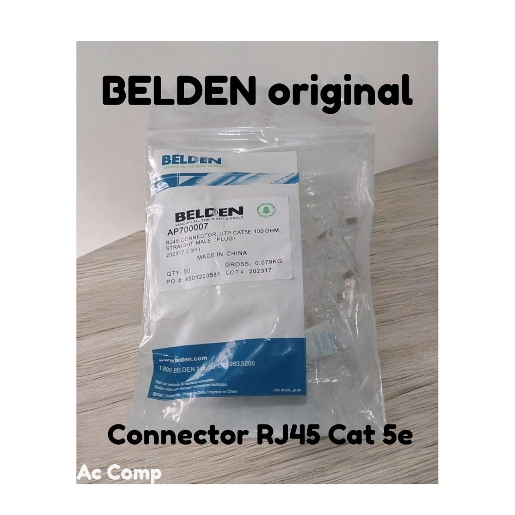 Jual BELDEN Connector RJ45 Cat 5e Original | Shopee Indonesia