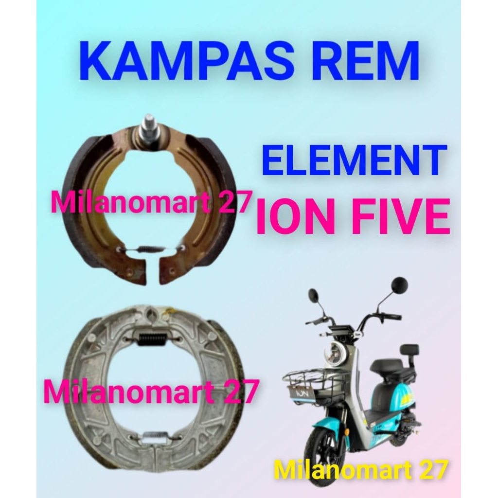 Jual kampas rem sepeda listrik element ion five kampas rem sepeda ...