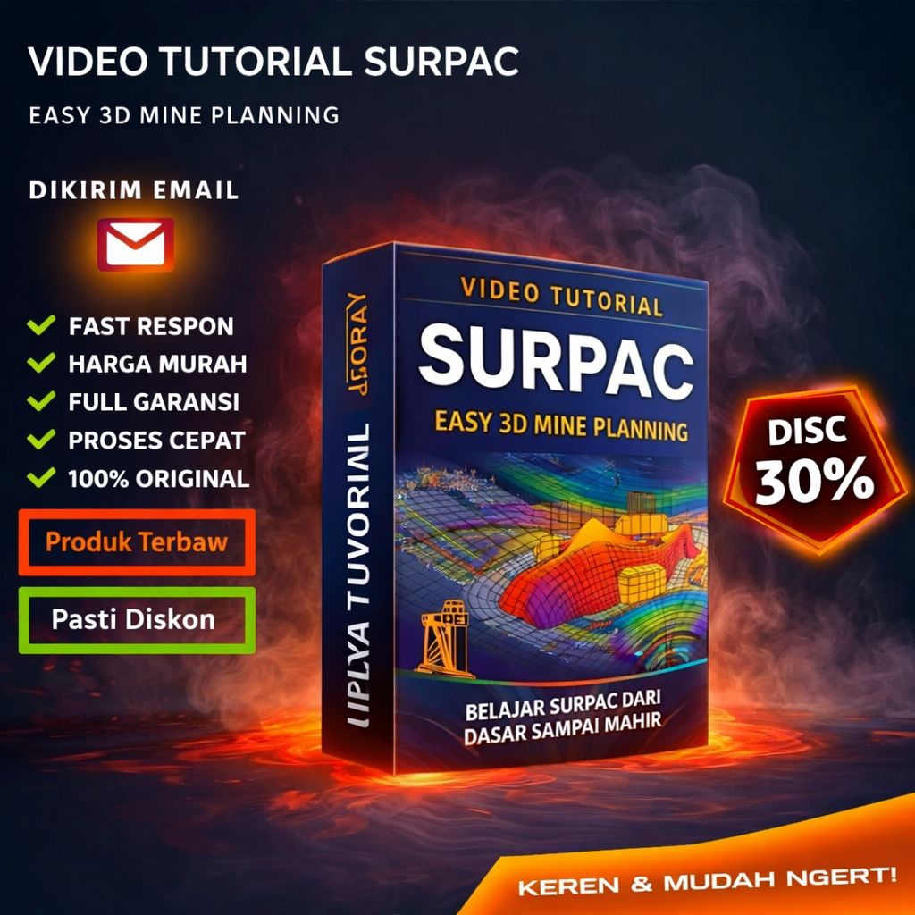 Jual Belajar Surpac Mining Software Lengkap + File Training | Tutorial ...