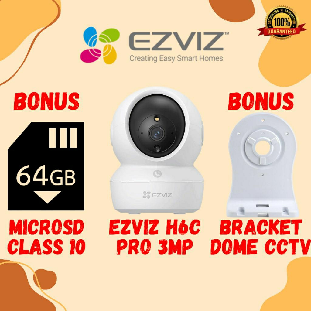Jual [PROMO] CCTV EZVIZ C6N PRO 2K 3MP CCTV Smart Wifi Camera H6C/C6N ...