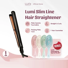 Catokan Lumi Slim Line Hair Straightener 1 Inch Hair Straightener Lurus Curly Keriting