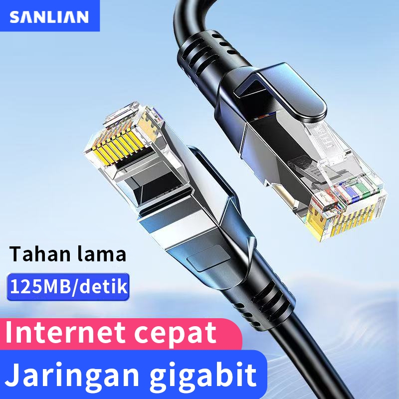 Jual UTP RJ45 CAT6 0.5M 1M 1.5M 2M 3M 5M 8M KABLE LAN Ethernet | Shopee ...