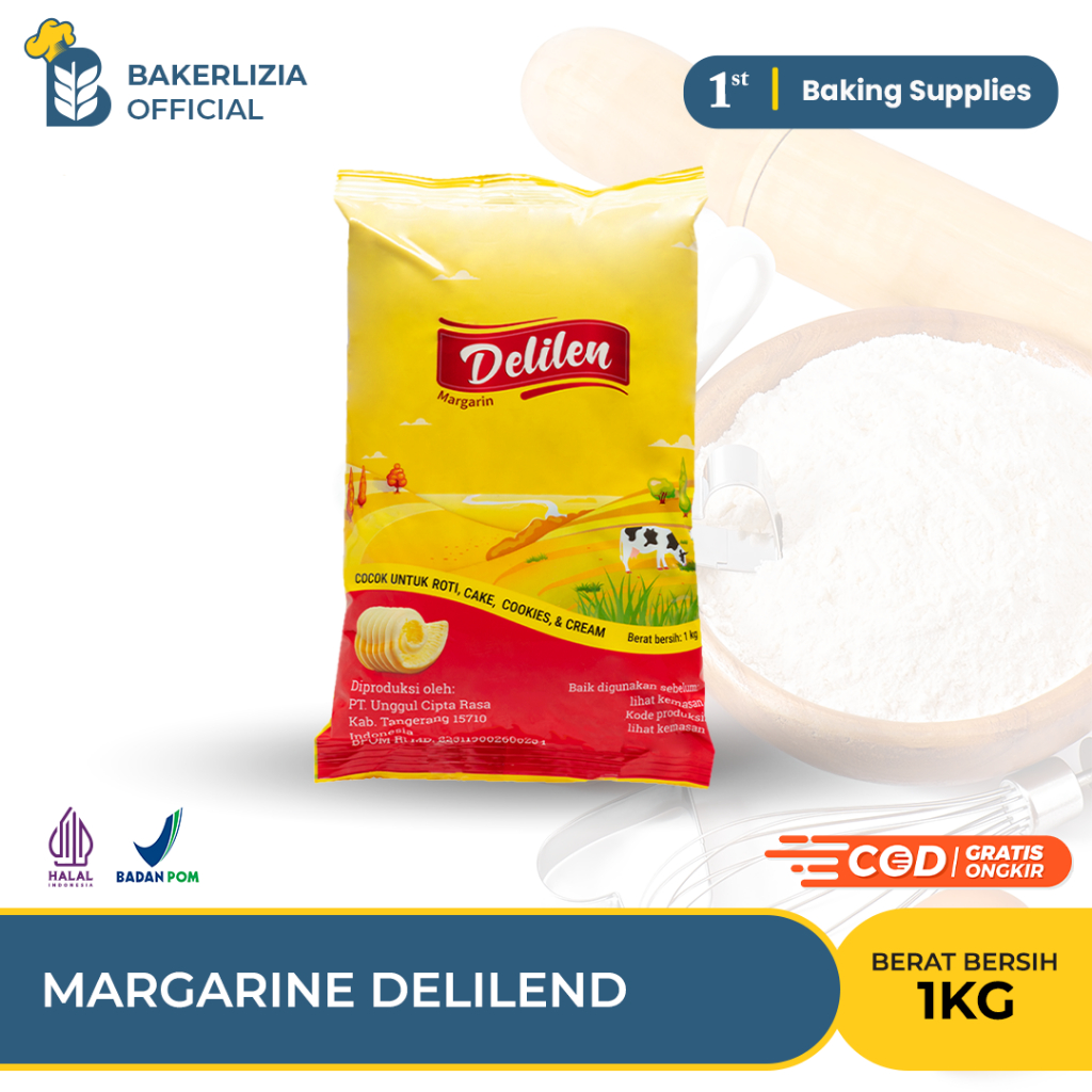 Jual Margarine Delilend 1kg - Murah, Ekonomis, Praktis cocok untuk ...