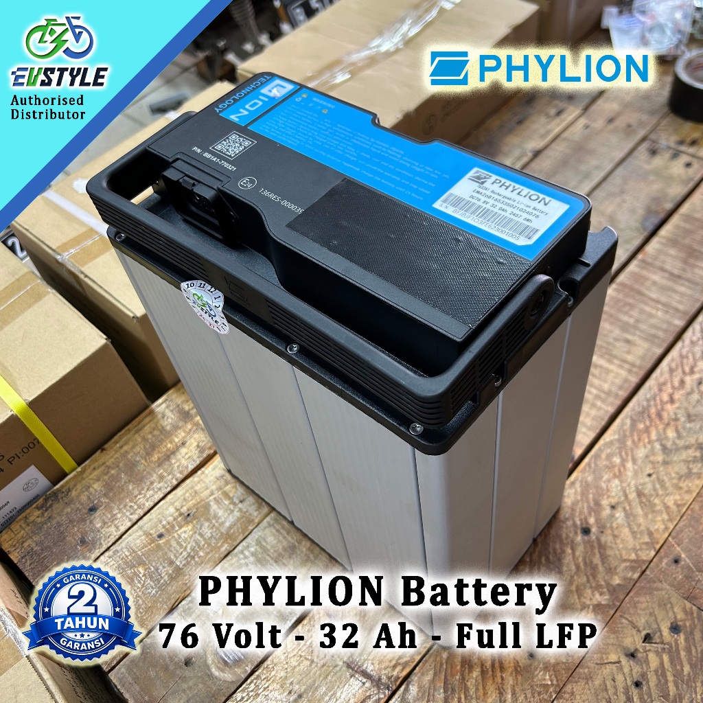 Jual Baterai Motor Listrik PHYLION LiFePO4 76V - 32Ah - Full LFP ...