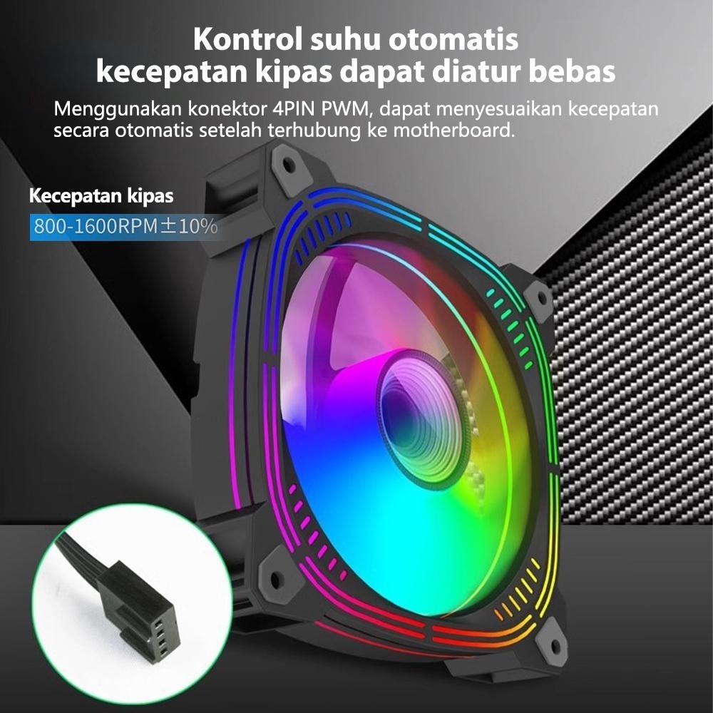 Jual Mechanic Master Komputer CPU Fan Casing 12cm ARGB 12 volt fan ...