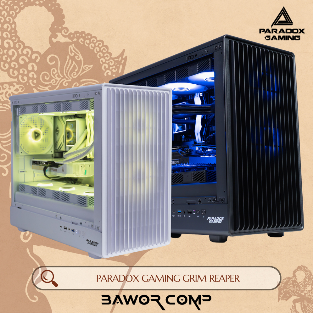 Jual PARADOX Gaming Grim Reaper Black / White Free 1 Fan ARGB - Casing ...