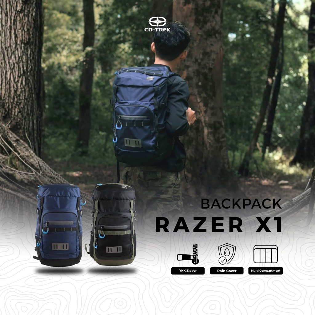 Jual Tas Ransel Backpack Razer X1 Cotrek Adventure | Shopee Indonesia