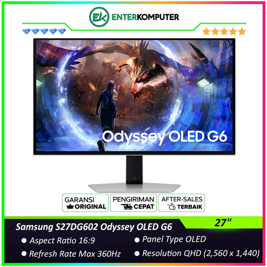 Jual Samsung 27" S27DG602 Odyssey OLED G6 QHD 360Hz Gaming Monitor ...