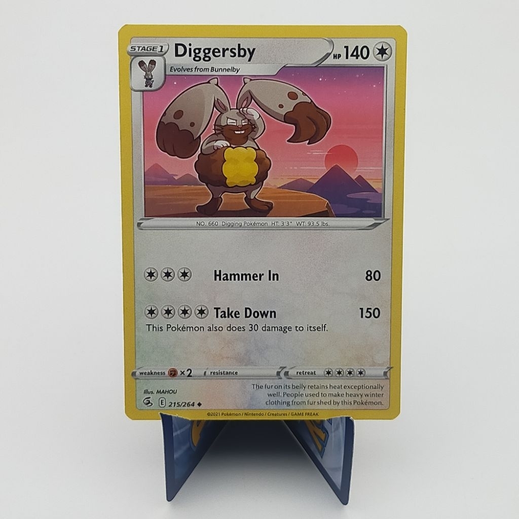 Jual Kartu TCG Pokemon EN Original Diggersby FS Fusion Strike 215/264 |  Shopee Indonesia