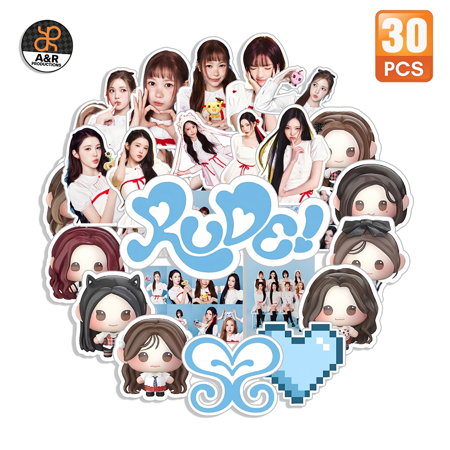 Jual Stiker Kpop H2H Hearts2Hearts RUDE Pack 30pcs - Sticker Idol Korea ...