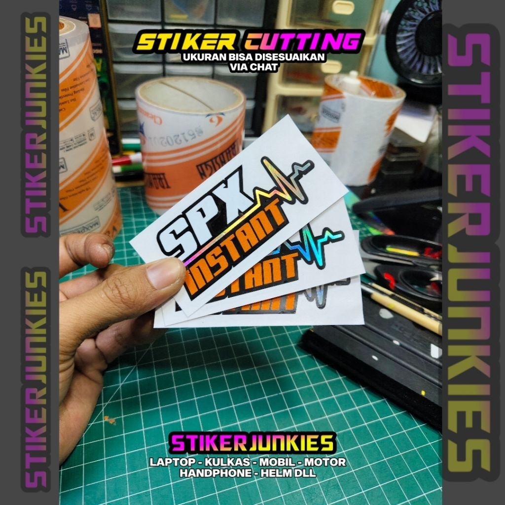 Jual STIKER SPX INSTANT STICKER CUTTING KURIR ONLINE | Shopee Indonesia