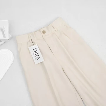 Loose Pants Highwaist Celana Kulot Wanita Untuk Kerja Formal Bahan Wolblend Premium Tebal Tidak