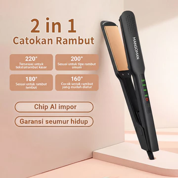 Pengiriman Cepat Keriting Pengeriting Rambut Dengan Layar LCD Pengunci Cerdas PTC Multi Level