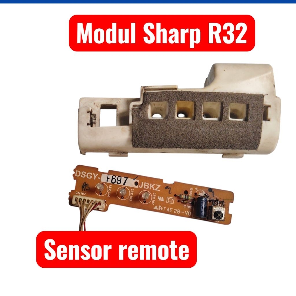 Jual MODUL PCB SHARP R32 / MODUL SENSOR REMOTE INDOOR AC SHARP R32 SERI ...
