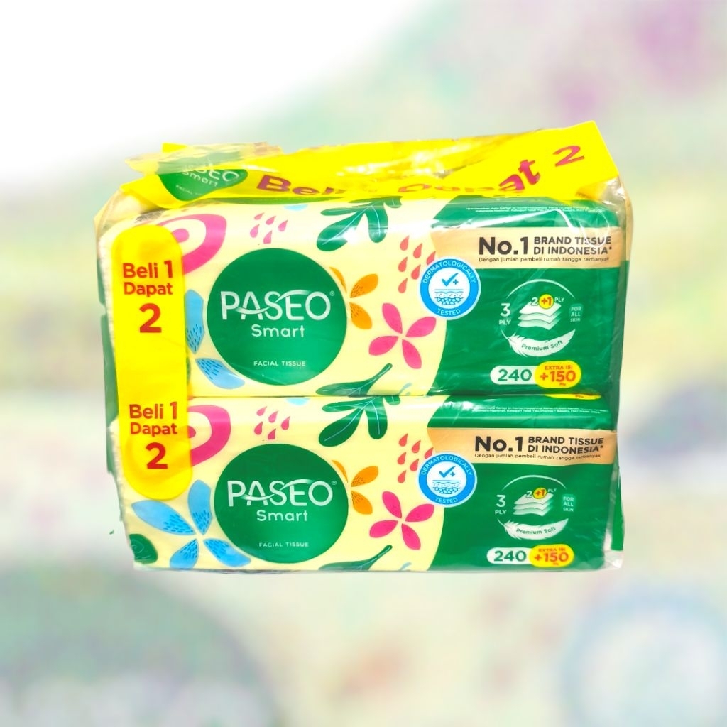 Jual Promo Paseo Tisu Smart Beli 1 Dapat 2 - Lembut, Kuat, Daya Serap ...