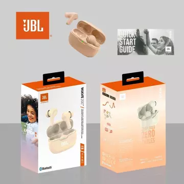 JBL Wave 200 TWS Earbud Nirkabel Sesungguhnya JBL Deep Bass Sound Earbuds Bluetooth 5.0 Water