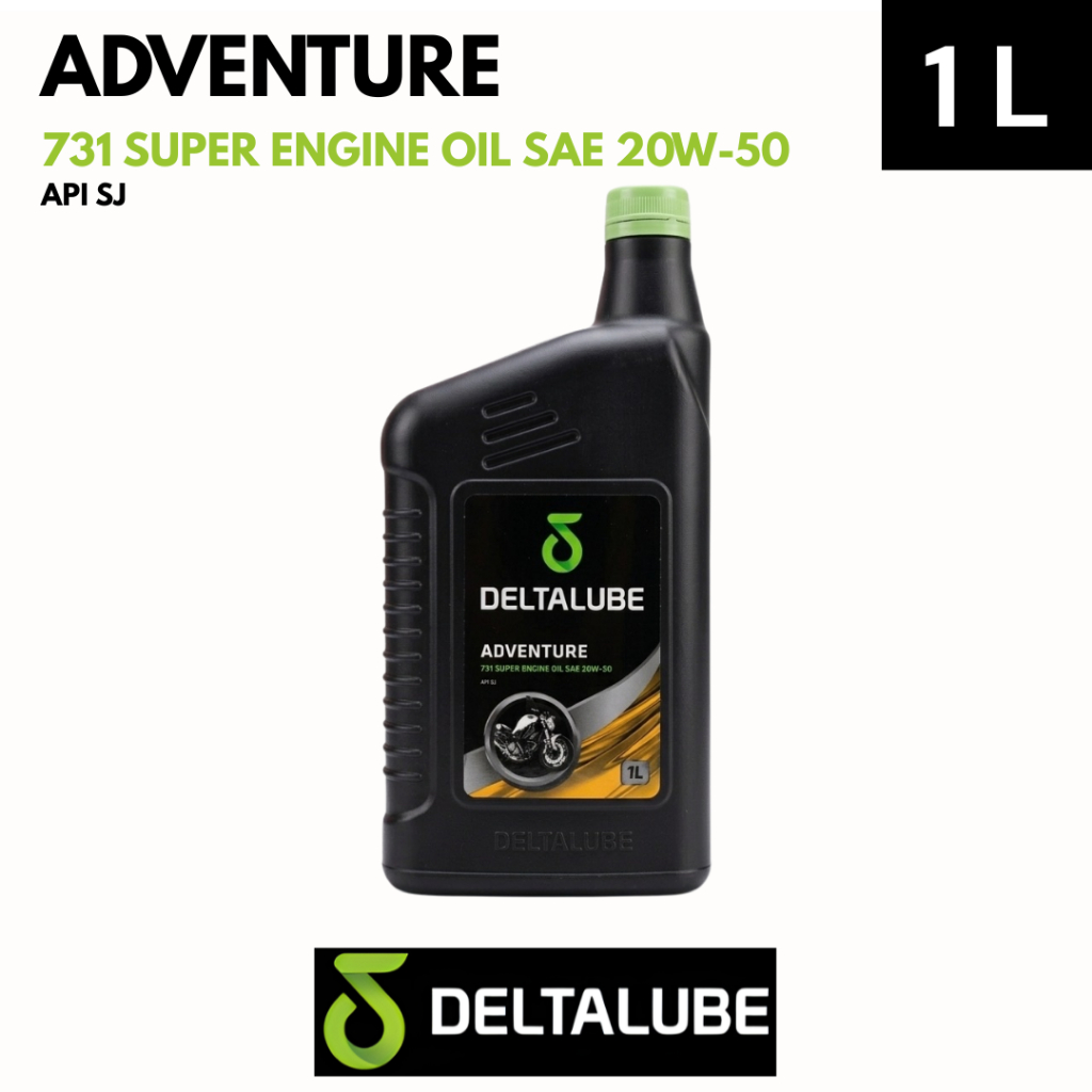 Jual Oli Deltalube Adventure 731 Super Engine Oil SAE 20W-50 API SJ 1L ...