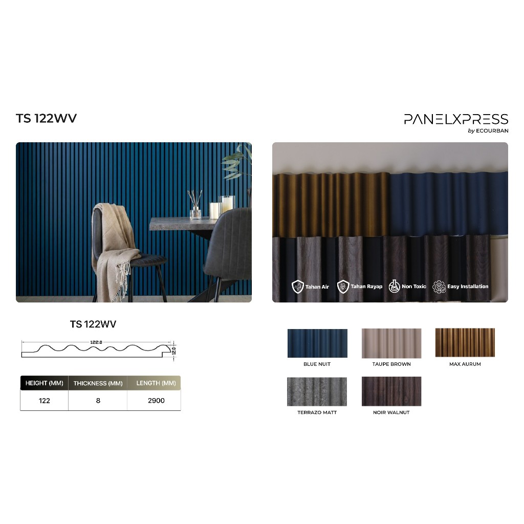 Jual PANEL EXPRESS - TS122WV | Wallpanel dinding Kisi-kisi 2900mm ...