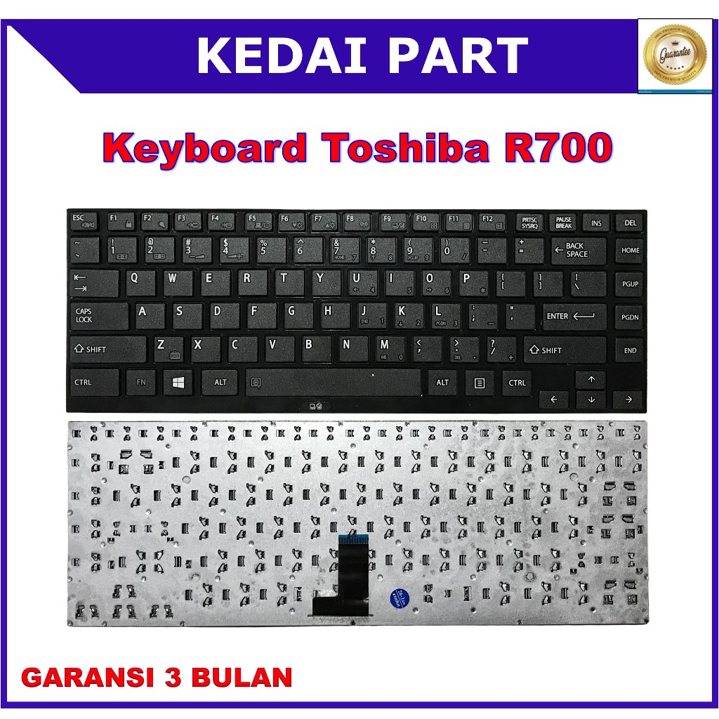 Jual Keyboard Toshiba Portege R700 R705 R730 R731 R731/B R731/C R731/D ...