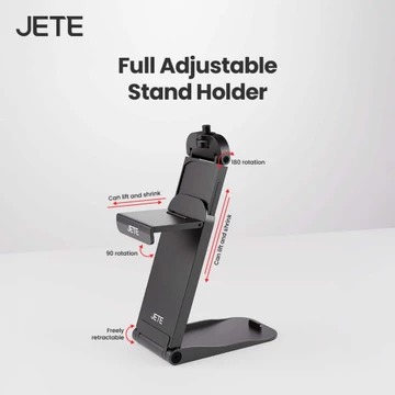 JETE Ring Light Mini RL3 Standing Portable With 20 LED 360 Rotation And 5 Light Mode Garansi 2