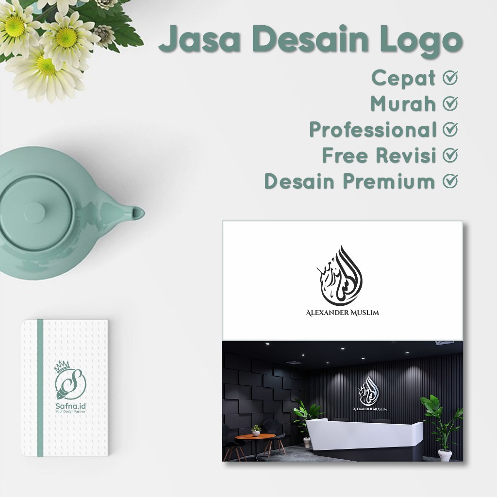 JASA DESAIN LOGO KALIGRAFI | JASA DESIGN LOGO KALIGRAFI | JASA DESAIN LOGO PREMIUM