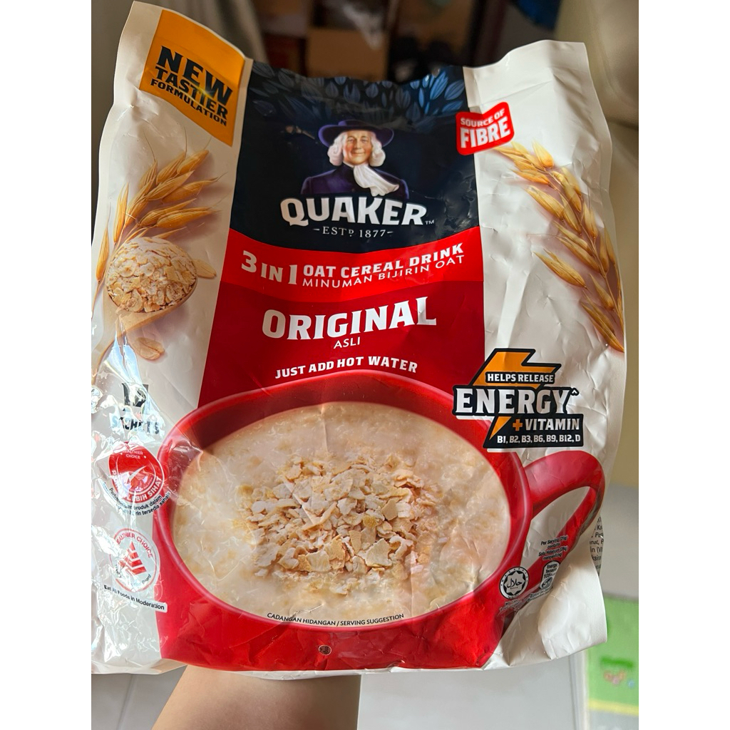 Jual Quaker Oat Cereal Drink 3in1 isi 15 sachet Malaysia | Shopee Indonesia