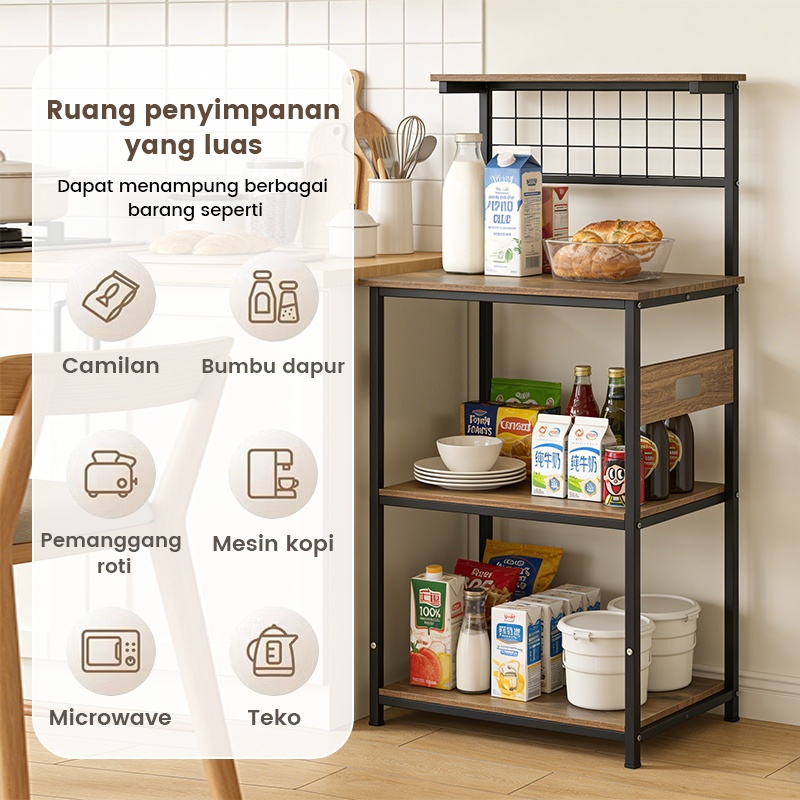 Jual Rak Dapur Serbaguna/ Rak Dapur / Lemari Dapur | Shopee Indonesia