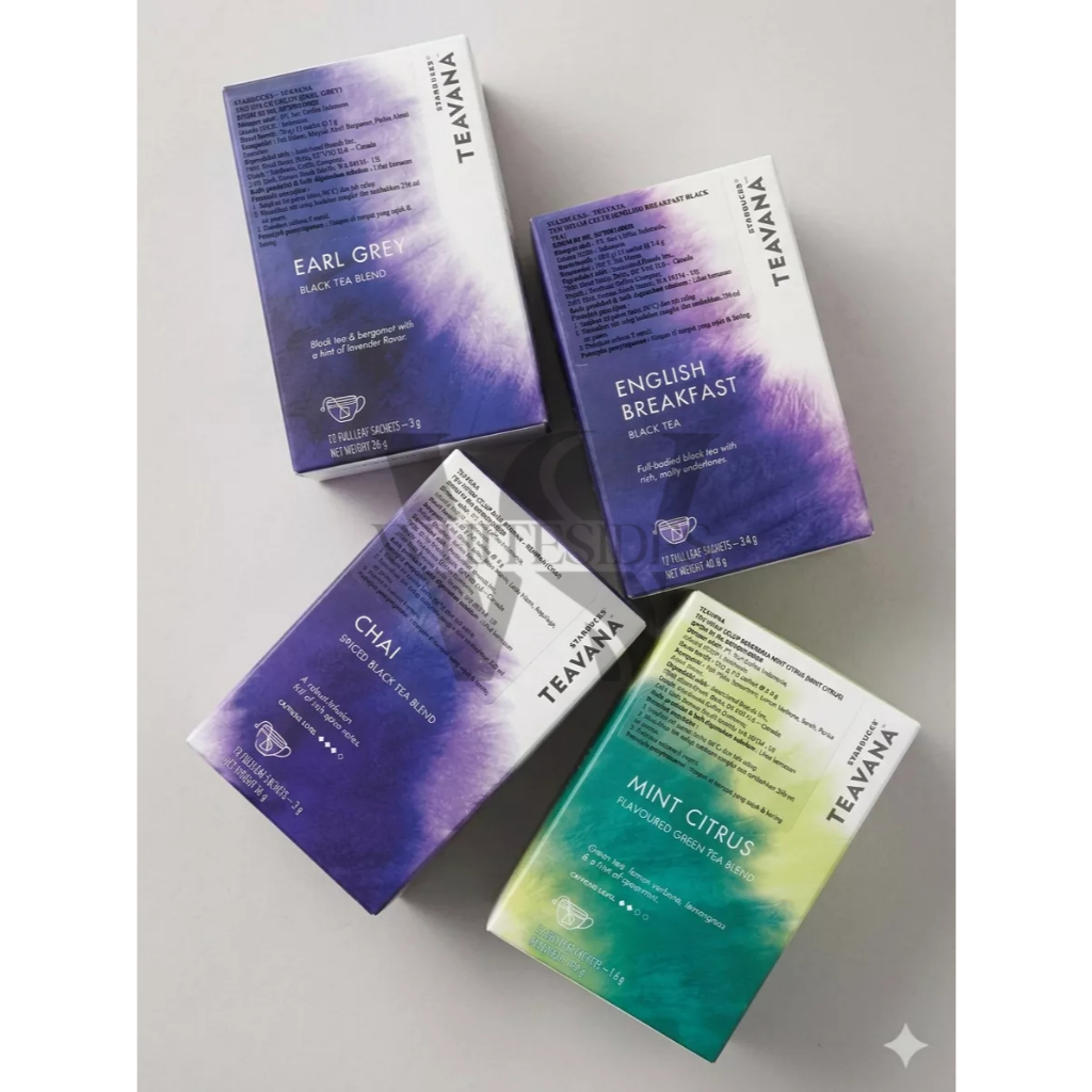 Jual Starbucks Teavana Tea Teh Dus 12 Bags Earl Grey Mint Citrus ...