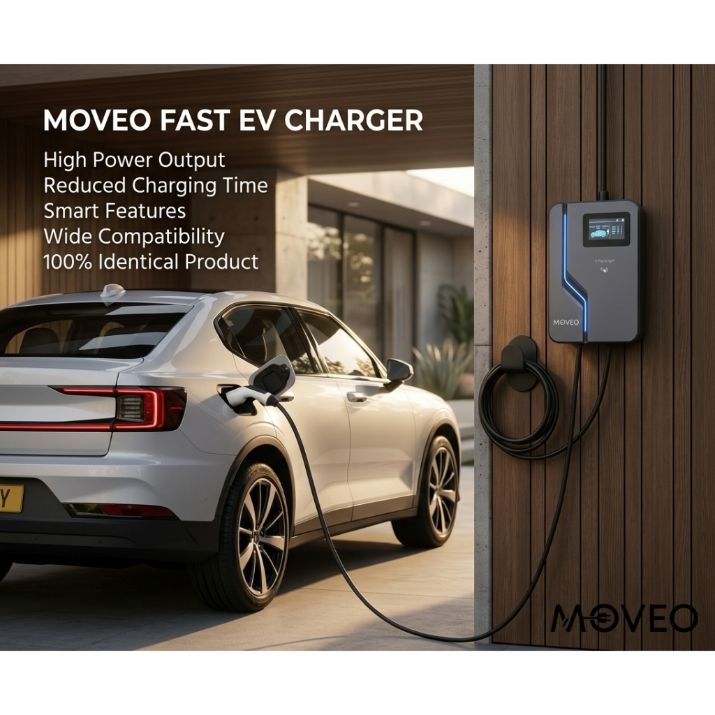 Jual MOVEO Wallbox OCPP Ready EV Super Charger Type-2 AC, WiFi Android ...