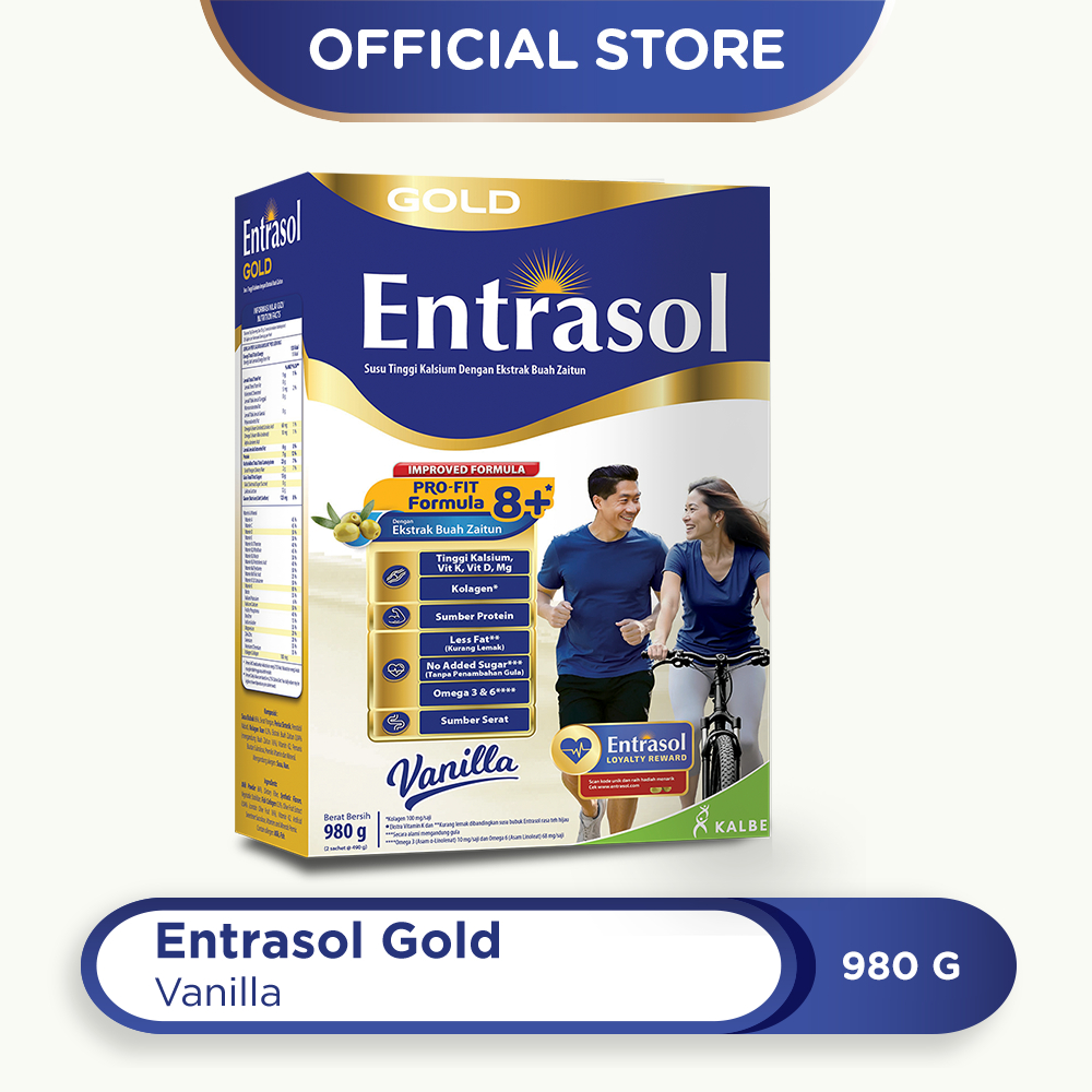 Jual ENTRASOL GOLD VANILLA 980 G | Shopee Indonesia