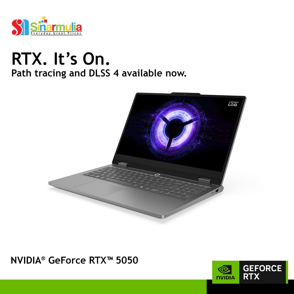Lenovo LOQ Essential GeForce RTX 5050 - i5 13450HX 512GB SSD 16GB IPS 100%sRGB 144Hz Win11+OHS