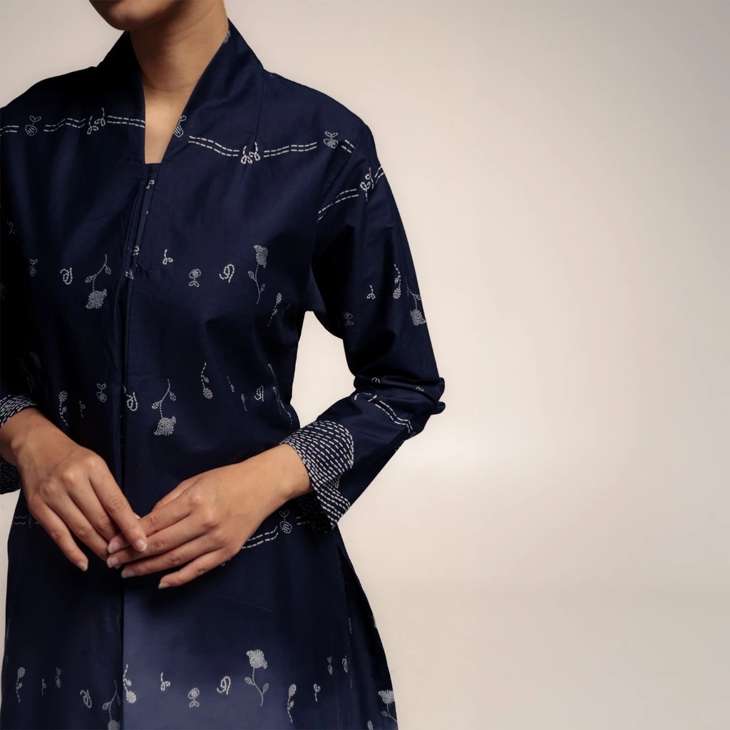 Dama Kara Kembali Encim Tunik Longsleeve