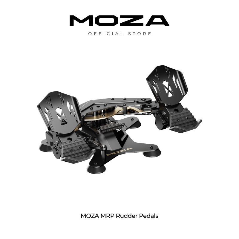 Jual MOZA Flight MRP Rudder Pedal | Rudder Metal Frame Construction ...