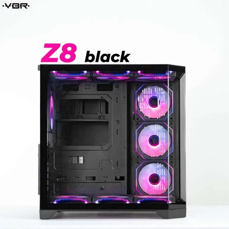 Jual VBR Z8 BLACK ATX USB Type-C DUAL CHAMBER - ATX GAMING CASE ...