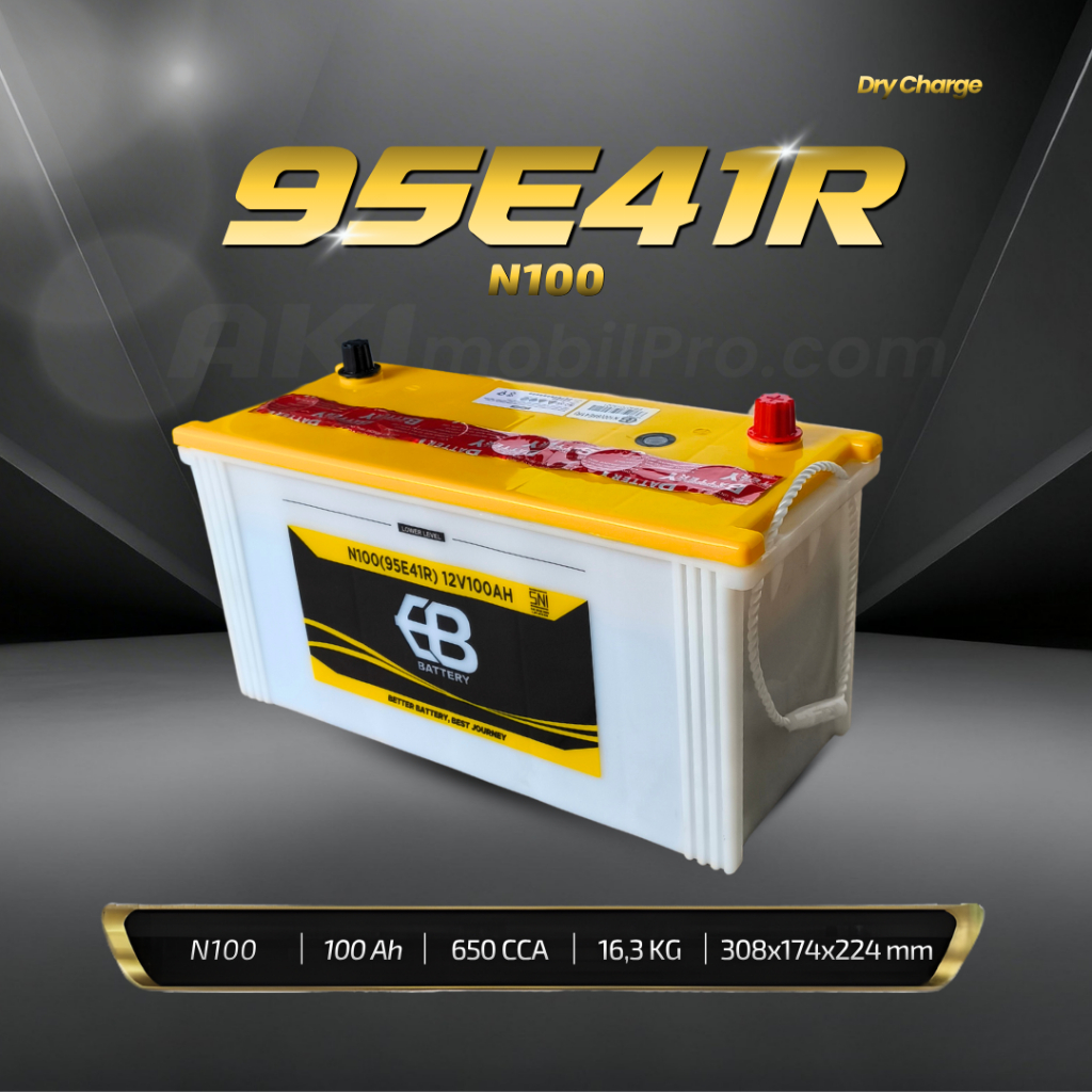 Jual AKI BASAH MOBIL EB BATTERY DRY CHARGE N100 (95E41R) | Shopee Indonesia