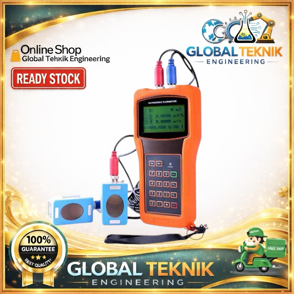 Jual Ultrasonic Flow Meter TUF2000H 15-100mm Liquid Tester Meter TUF ...