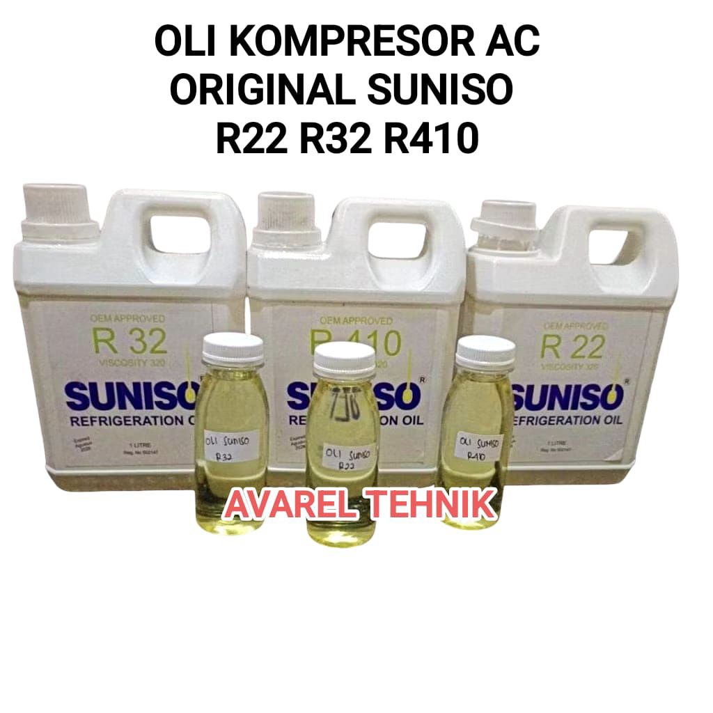 Jual OLI KOMPRESOR AC R32, R410,R22 #ORIGINAL OLI SUNISO R22, R410 ...