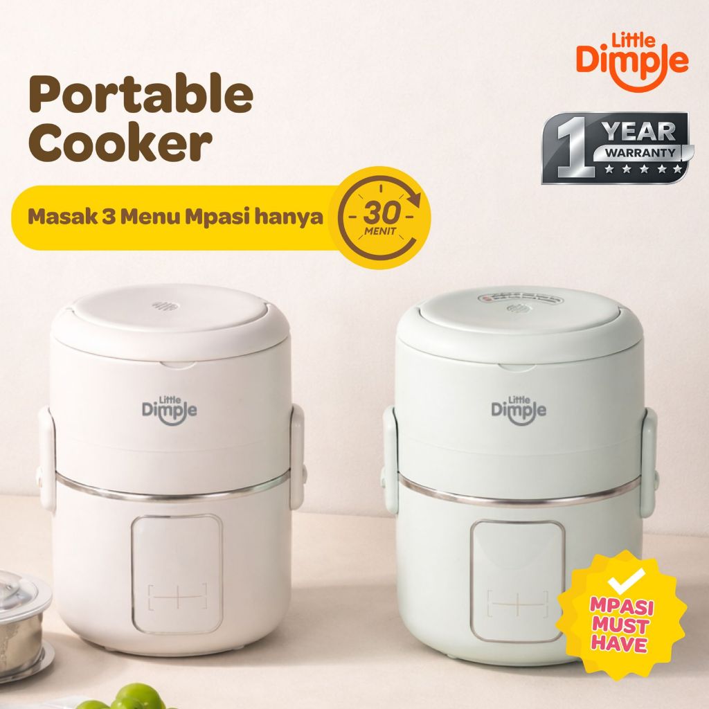 Jual [Official Store] Little Dimple Portable Cooker Mpasi 6in1 -Rice ...