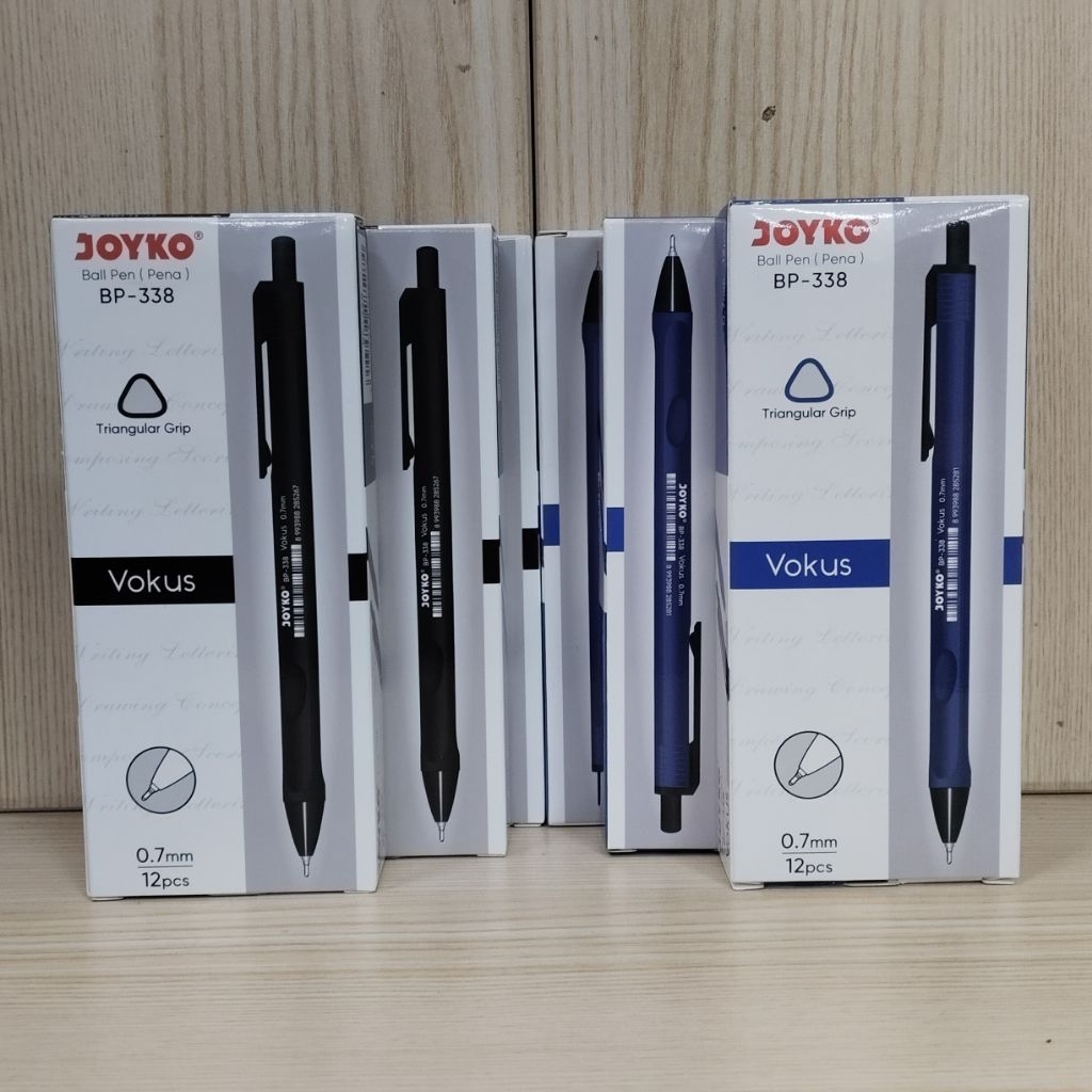 Jual [1 PACK] JOYKO BALL PEN CLICKER PULPEN CETEK JOYKO BP-338 1 BOX 12 ...