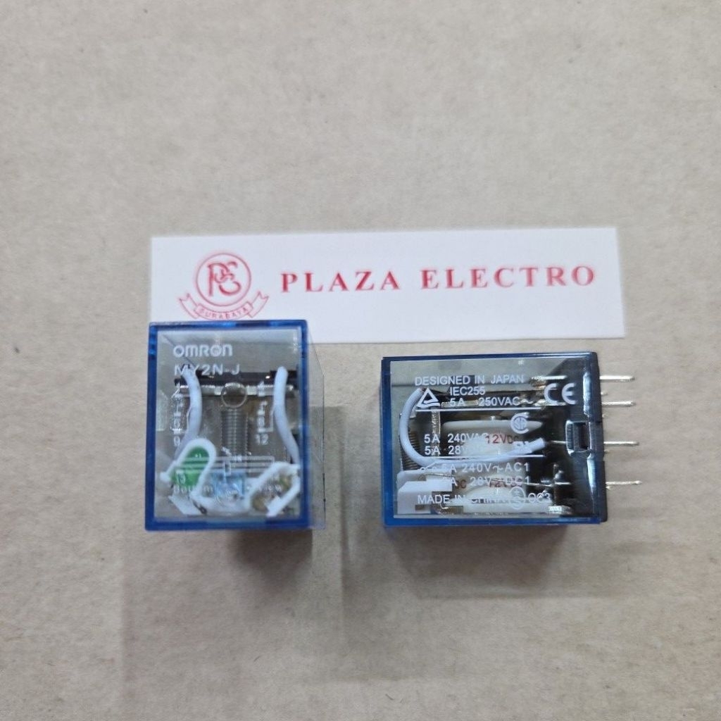 Jual RELAY 12 VOLT 8P PIN 8 KAKI TUMPUL OMRON MY2N ASLI ORIGINAL ...