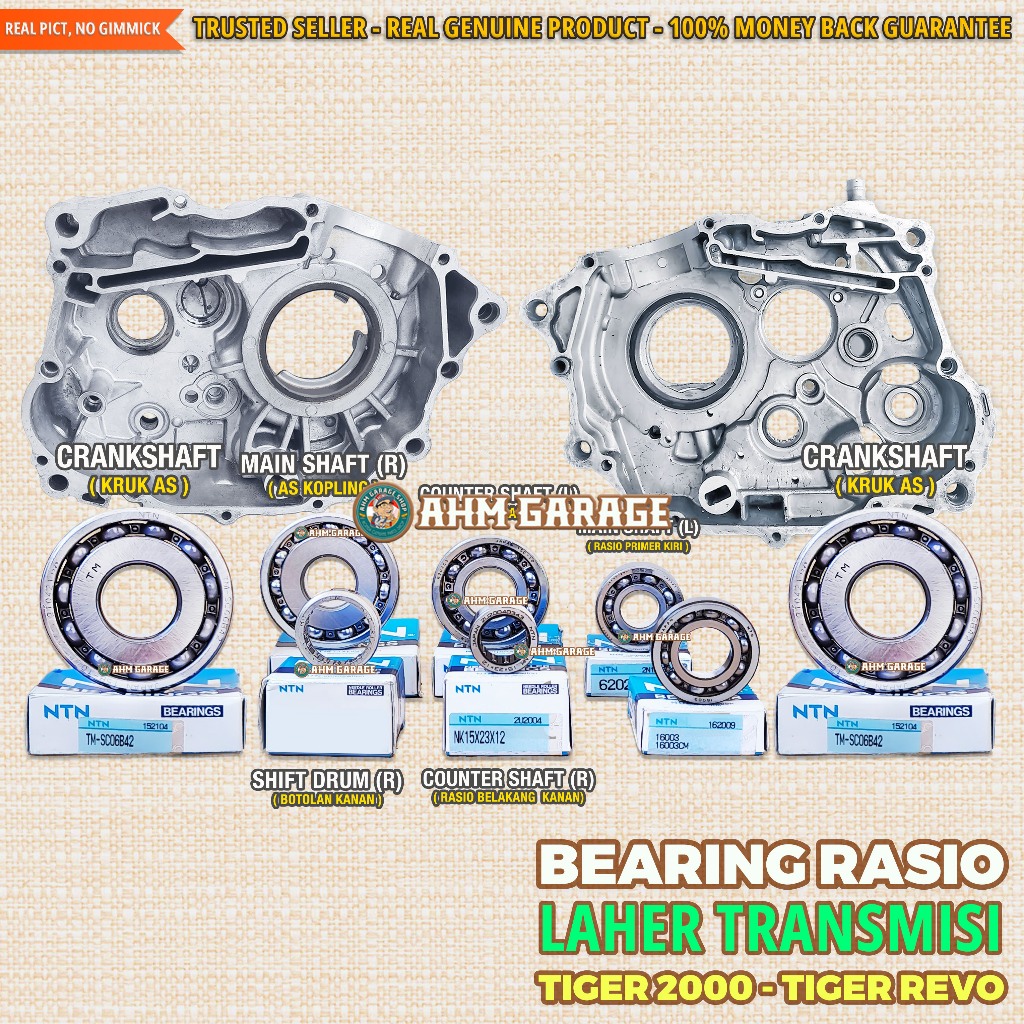 Jual Needle Bearing Tiger Revolution Laher Bambu Tiger Revo Roces ...