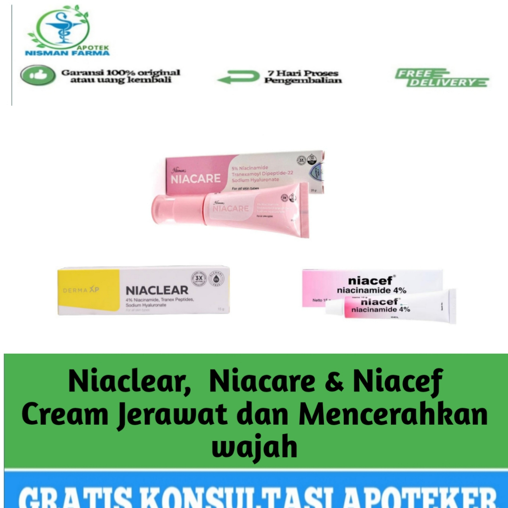 Jual Niacef Cream Terlengkap & Harga Terbaru Agustus 2026 | Shopee ...