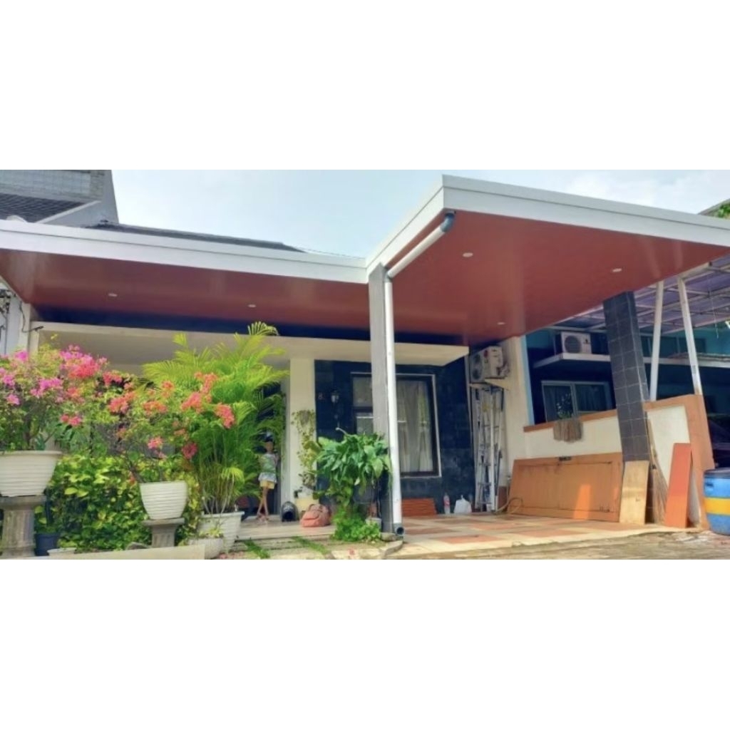 Jual pemasangan kanopy plavon pvc berikut baja ringan dan atap alderon ...