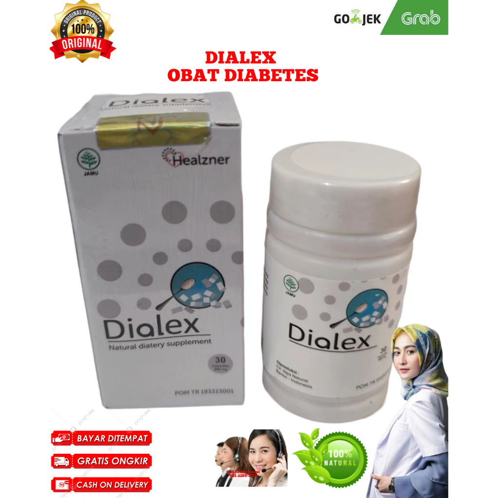 Jual DIALEX OBAT DIABETES KENCING MANIS INSULIN GULAH DARAH STABIL ...