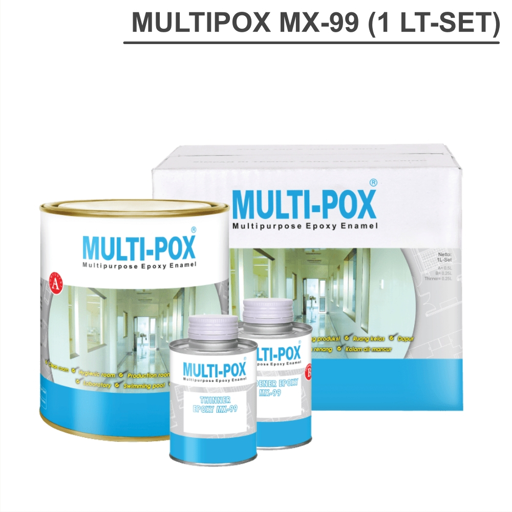 Jual Cat Epoxy Propan MULTIPOX MX-99 2K SB (RM) 1 LT SET | Shopee Indonesia