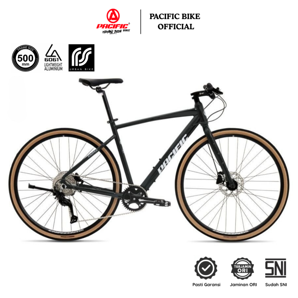 Jual Pacific Sepeda Balap RoadBike Rochester Pro Urban Hybrid 700C 9 ...