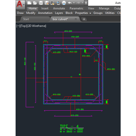 Jual Gambar Kerja Box Culvert format dwg | Shopee Indonesia